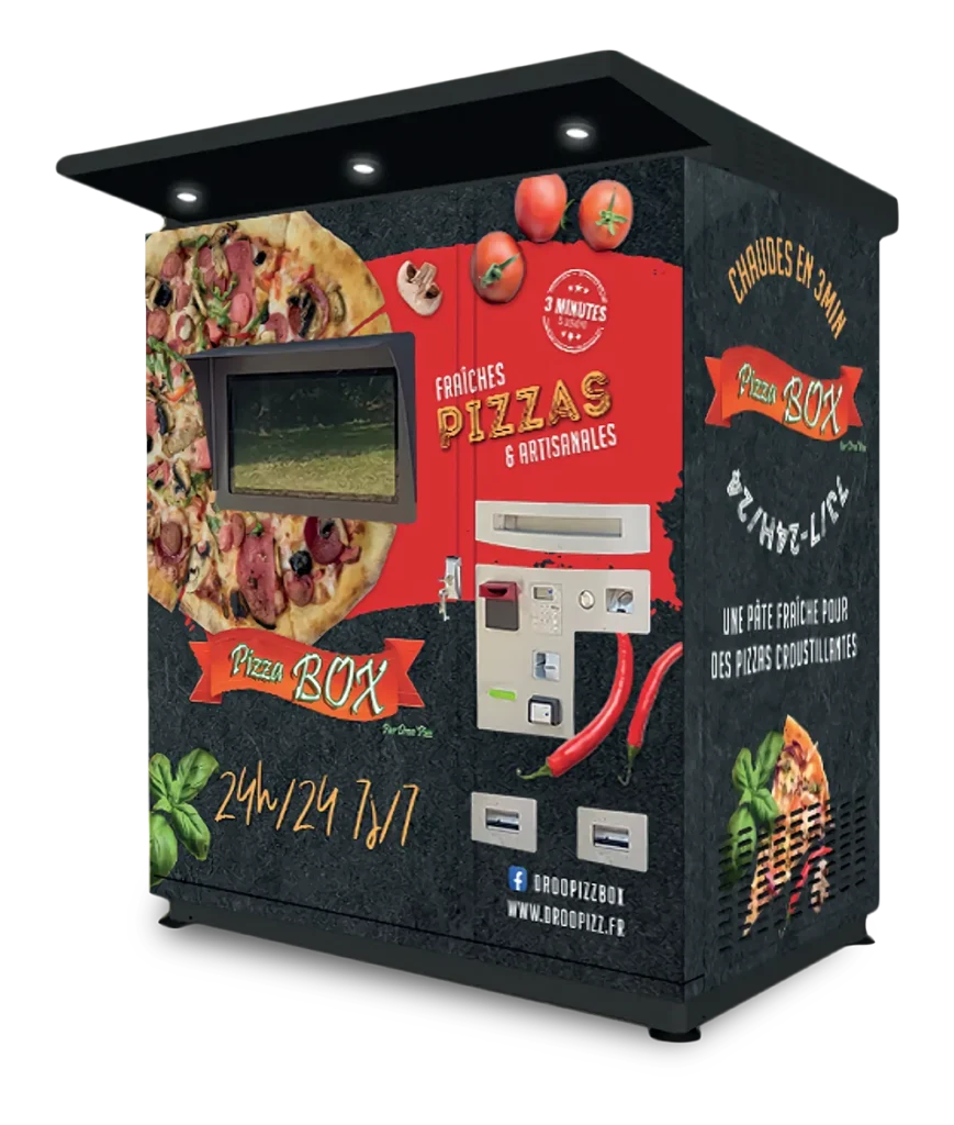 Distributeur automatique de pizzas Droo’Pizz à Louchats